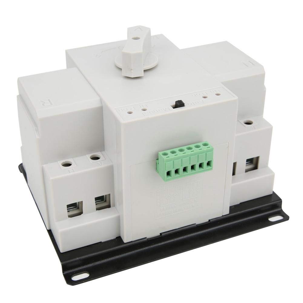 Dual Transfer Switch AC 220V 2P 63A Dual Power Supply Automatic Transfer Switch Toggle Switch for High-rise Buildings