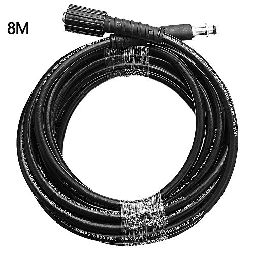 JOYFULBID High Pressure Washer Water Hose for Cleaning, 6m / 8m / 10m for Karcher K Series (Old Version Round Connect Head, 8M)