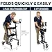 Vive Mobility Upright Walker with Seat - Stand Up Rollator, Arm Rests, Heavy Duty, Folding Medical Aid Scooter for Elderly, Seniors - Walking Assist, Foldable Transport Chair - 300 lb Capacity