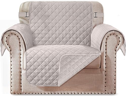 Fundas reversibles para sillas protector de muebles beige para perros 2