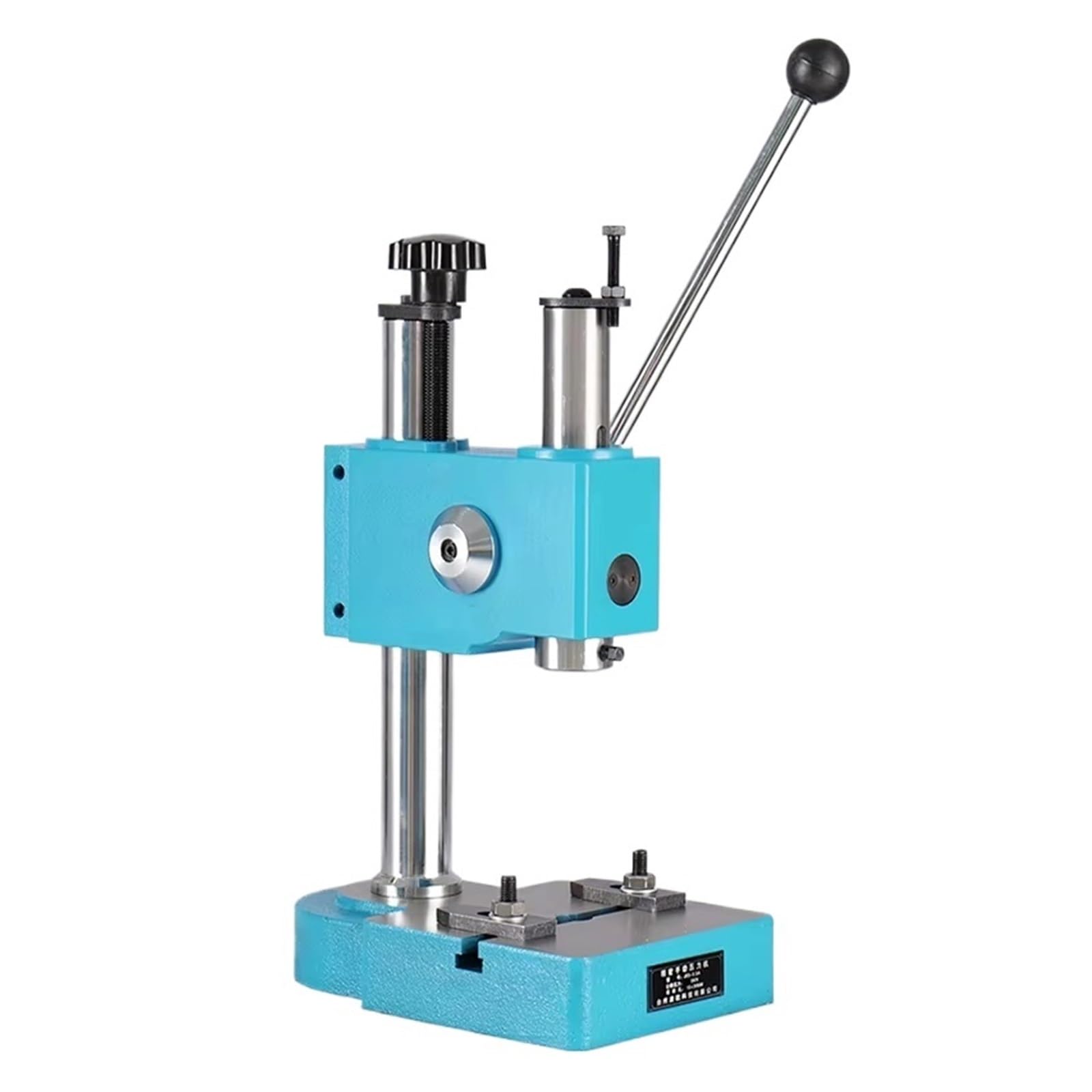 Prensa manual 0.3A Herramienta de perforación manual Máquina de estampado de sobremesa compacta for hardware electrónico(0.3A Heighten)