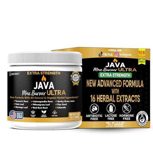 GREENVIFY Java Max Burner Ultra Extra Strength Natural & Organic Herbal Ingredients 5.3 oz (1)