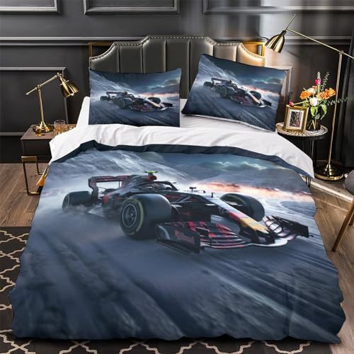 Parure de lit F1 Racing housse de couette 200x200 microfibre - 3