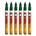 Produktbild Molotow One4All 127HS-CO Acryl Marker (1,5 mm Strichstärke, hochdeckend und permanent, UV-beständig, für fast alle Untergründe) 6 Stück Farbe 096 MISTER GREEN