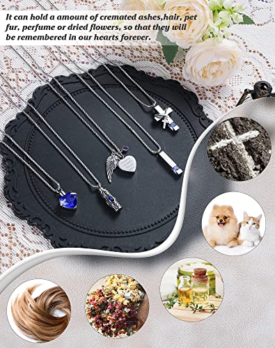 BIAIHQIE Collier Urne Funéraire En Acier Inoxydable Avec Tête De Mort