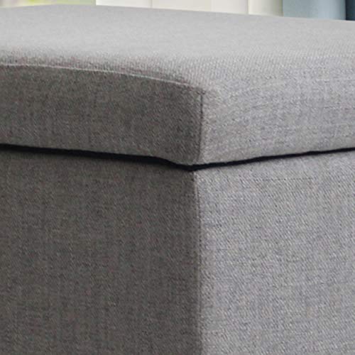 Christopher Knight Home Mateo Traditional Home Office Fabric File Storage Ottoman, Gray #TOP3