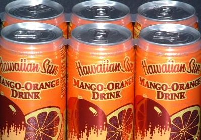 Hawaiian Sun Mango-Orange Drink (12 Cans)