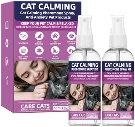 Cat Calming Pheromone Spray Kit Feline Calm Pheromones Vet Recomm...