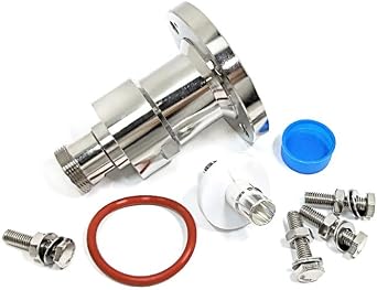 HUAWELL Flange Adapter 1-5/8 EIA Male to DIN Female White