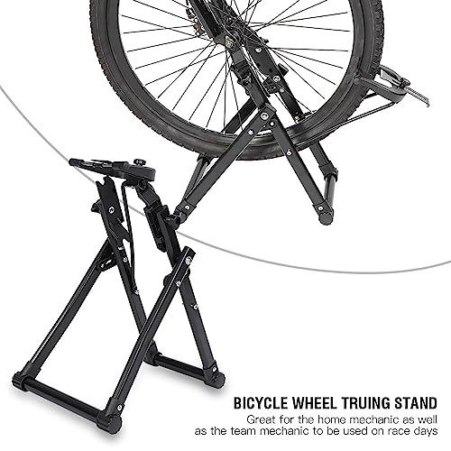 Keenso Stojak na koła rowerowe, narzędzie do konserwacji roweru, akcesoria rowerowe, części dla mechaników domowych i mechaników zespołowych