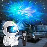 Bawoo LED Sternenhimmel Projektor Astronaut, LED Sternenprojektor Lampe mit Fernbedienung, Galaxy Nachtlicht Sternenlicht Projektor f&uuml;r Party, Schlafzimmer, Geschenk f&uuml;r Kinder und Erwachsene