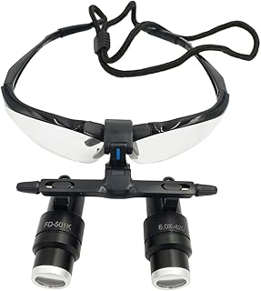 ORILAO FD-501K Loupes 6.0X 420mm Magnification Unidirectional Spiral Magnifier Magnifying Glasses