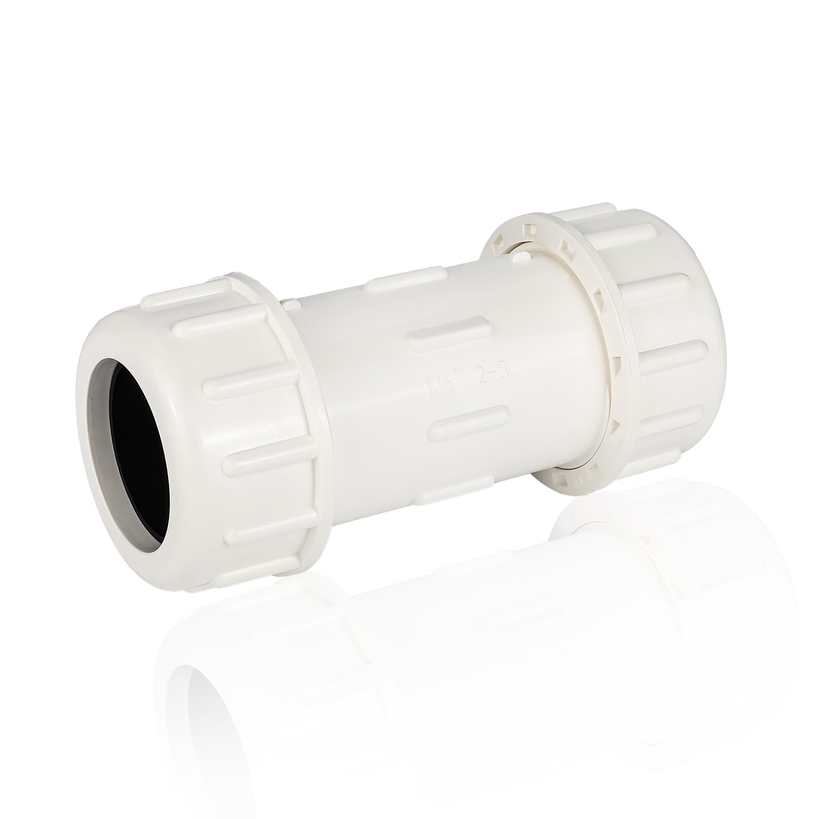 EFIELD 2-Inch PVC Compression Coupling, Quick Connecting Piping and Repairs of PVC Pipe (2-inch),(PVC042)