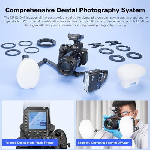 Ficha técnica GODOX MF12-DK1 Flash Macro y Domo Difusor Control Inalámbrico 24G Modo TTL M Compatible con Nikon Sony Canon Fuji Olympus y Panasonic - Fernando Cortés