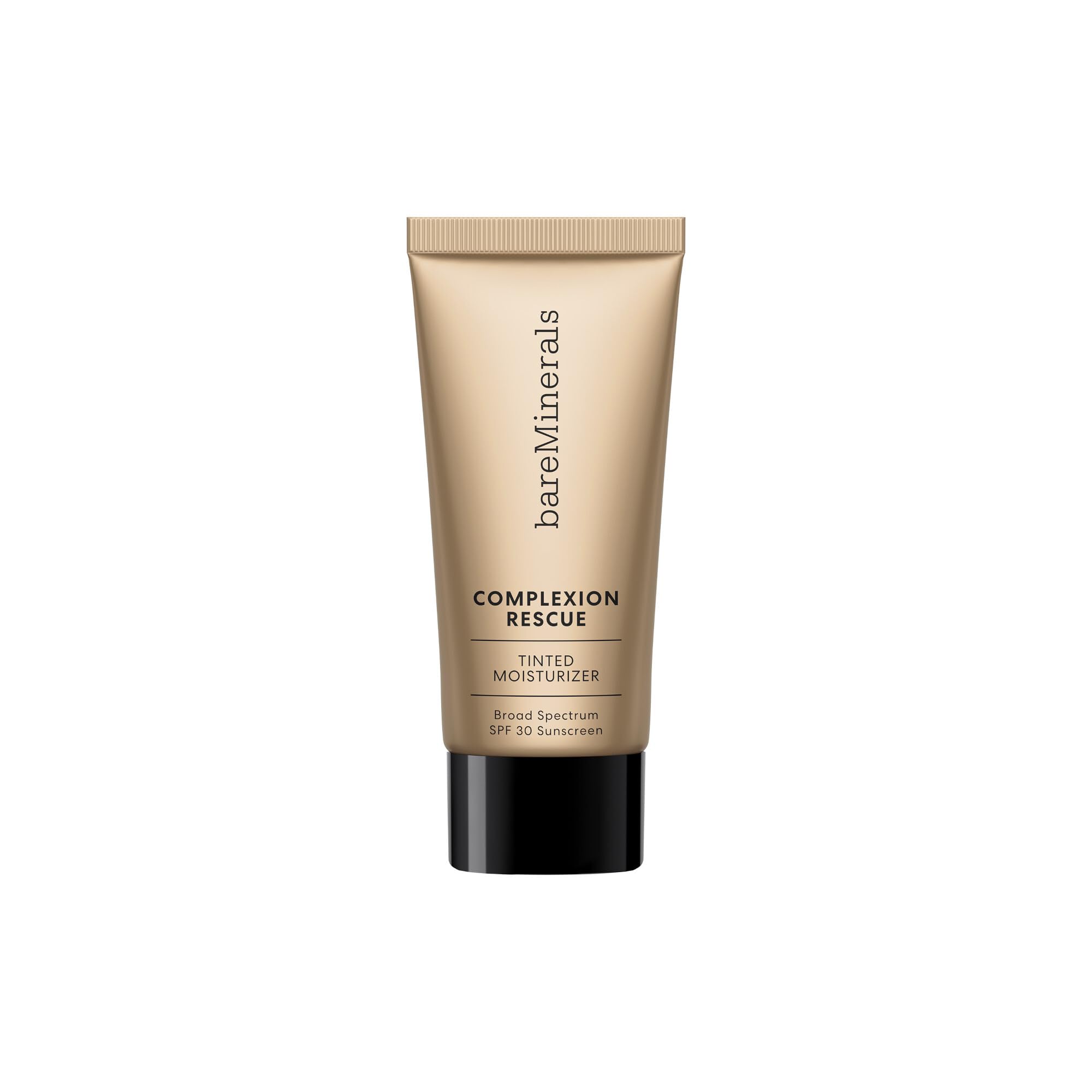 bareMinerals Complexion Rescue Tinted Moisturizer for Face with SPF 30, Hydrating Vegan Tinted Mineral Sunscreen with Hyaluronic Acid, Sheer-to-Light Coverage for Dewy, Healthy-Looking Skin