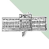 Große 210mm 'Buckingham Palace' Permanente Aufkleber (DW00005979)