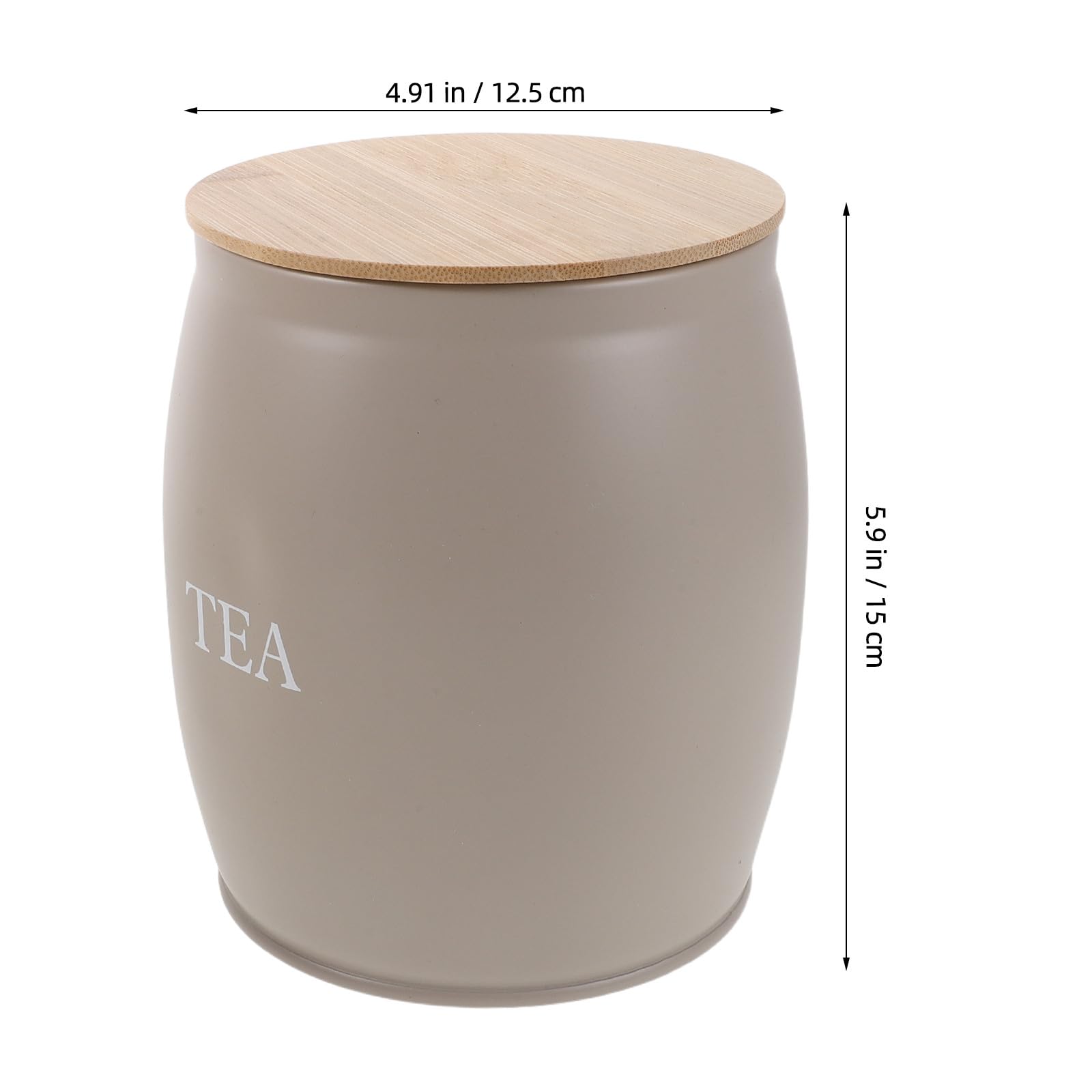 TOYANDONA 3-teiliges Vorratsdosen-Set mit Deckel für die Küchenarbeitsplatte, Lebensmittelbehälter, stapelbare Aufbewahrungsboxen, luftdichte Behälter für Zucker, Tee und Kaffee, 15 x 12,5 x 12,5