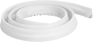 Waterproof Shower Dam Barrier Strip – Self-Adhesive Water Blocking Seal for Bathroom Shower or Kitchen – to Prevent Water Splash