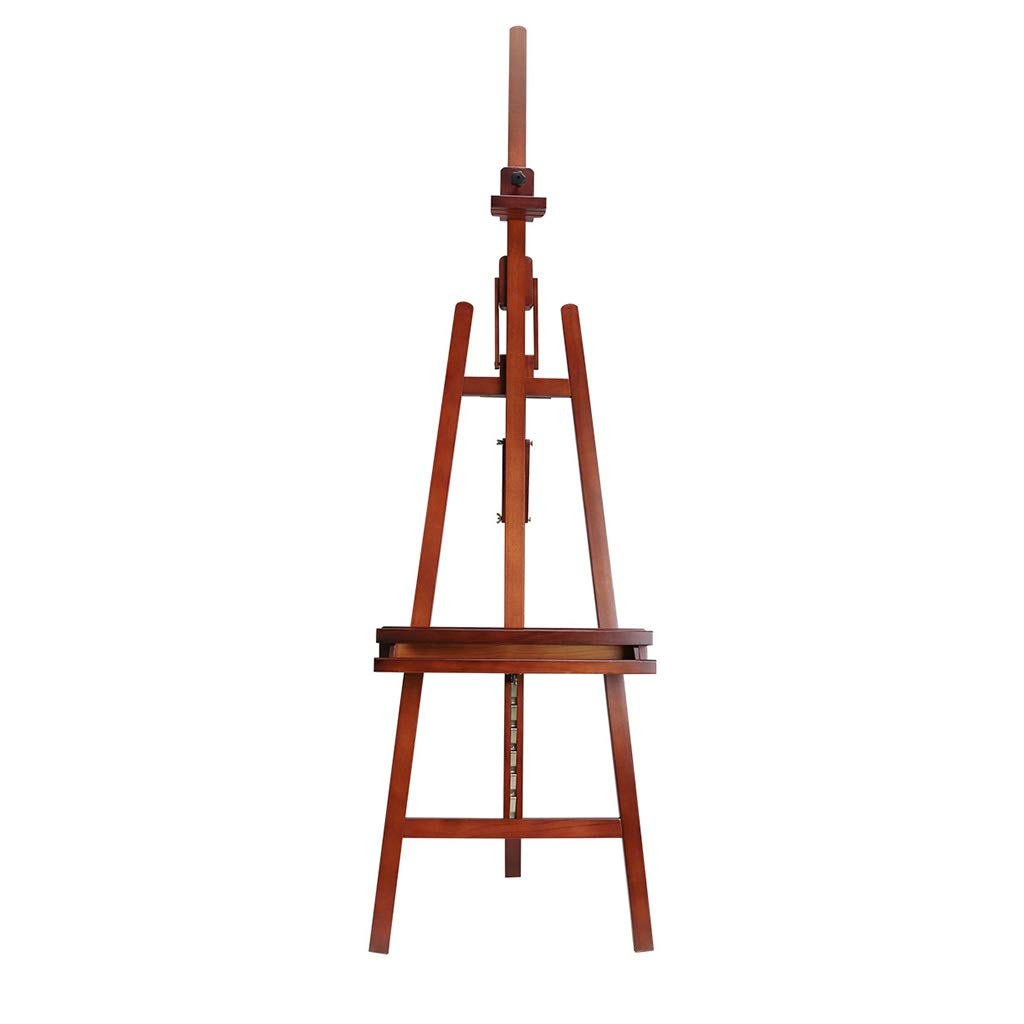 NGDFGR Easel Art Easel Ing Forward-Tilted Eucalyptus Oil Er,Bracketadjustable Folding Easel,