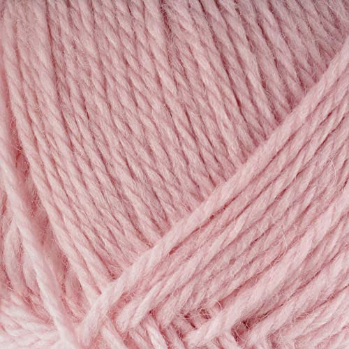 Hilo de lana DK Sakura texturizado de dos madejas JubileeYarn Snow Blossom para tejer sin nudos 3