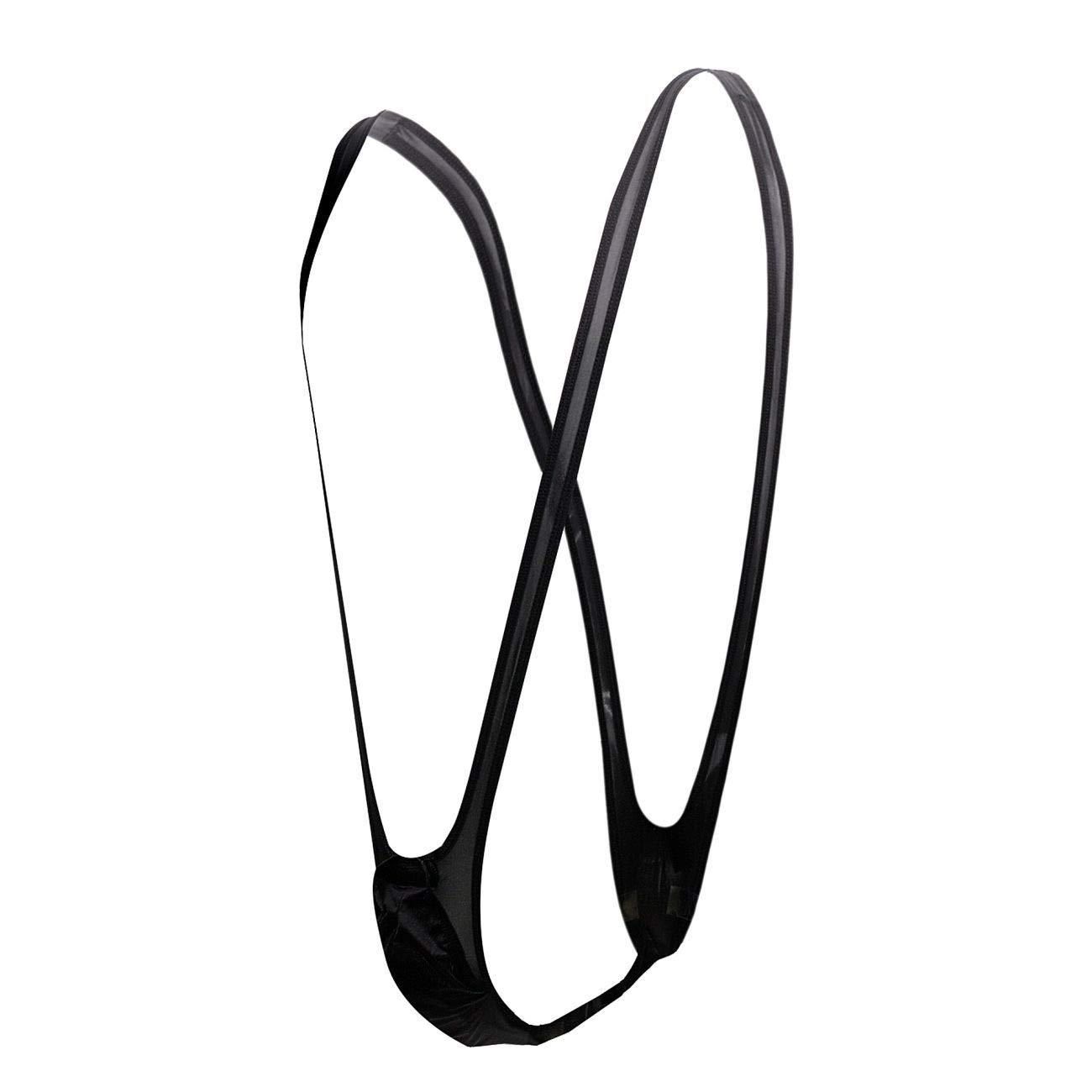 Men's Microfiber Solid Monokini Underwear Brief.-image-4