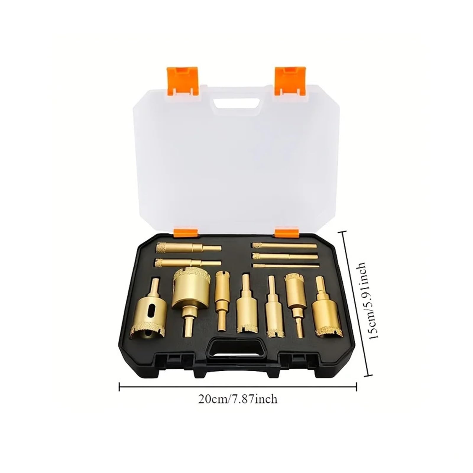 Juego de brocas diamante 12 piezas Kit sierra perforadora 6-35 mm
