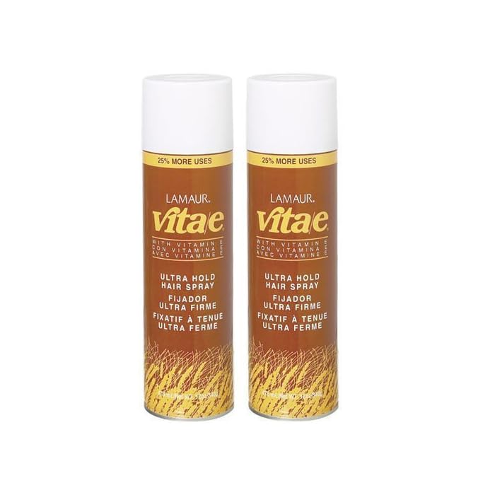 Buy Lamaur Vitae Ultra Hold Hair Spray with Vitamin E, Pack of 2 (10