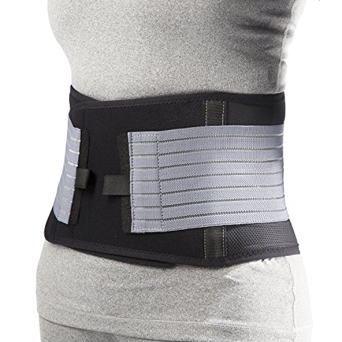 Sacro brace Champion avec maintien abdominal léger et ajustable noir