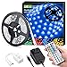 LE LED Strip Lights, 16.4ft RGB 5050 LED Strips with Remote Controller, Color Changing Tape Light with 12V Power Supply for Room, Bedroom, TV, Kitchen, Desk