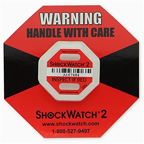 Indicadores de Impacto Shockwatch 2, 50G (Rojo) - Pack de 10 Cover