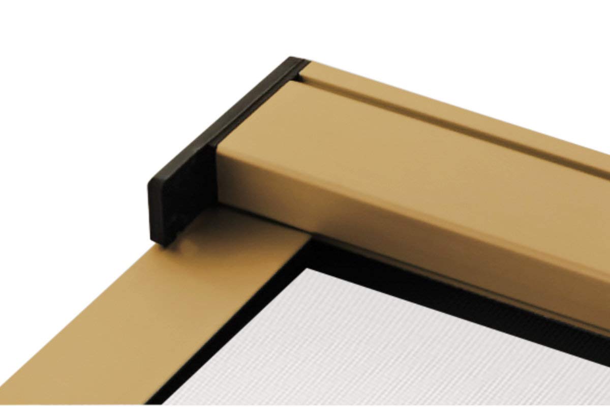 IRS ZANZARIERA AVVOLGIBILE in Alluminio Modello Sottile per Finestra CM 160 X 170 RIDUCIBILE Bronzo