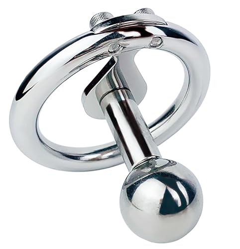 New Inverted Male Chastity Device Negative Cock cage Lock Stainless Steel Penis Rings (Ring 50mm, FK-159)