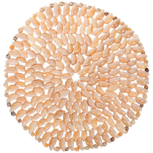 TIKODIDA Posavasos de Concha Natural de 20 Cm, Resistente al Calor y Decoración del Hogar Temática Oceánica, Portavasos para Tazas de Café y Bebidas, Adecuado para Mesa y Color Aleatorio