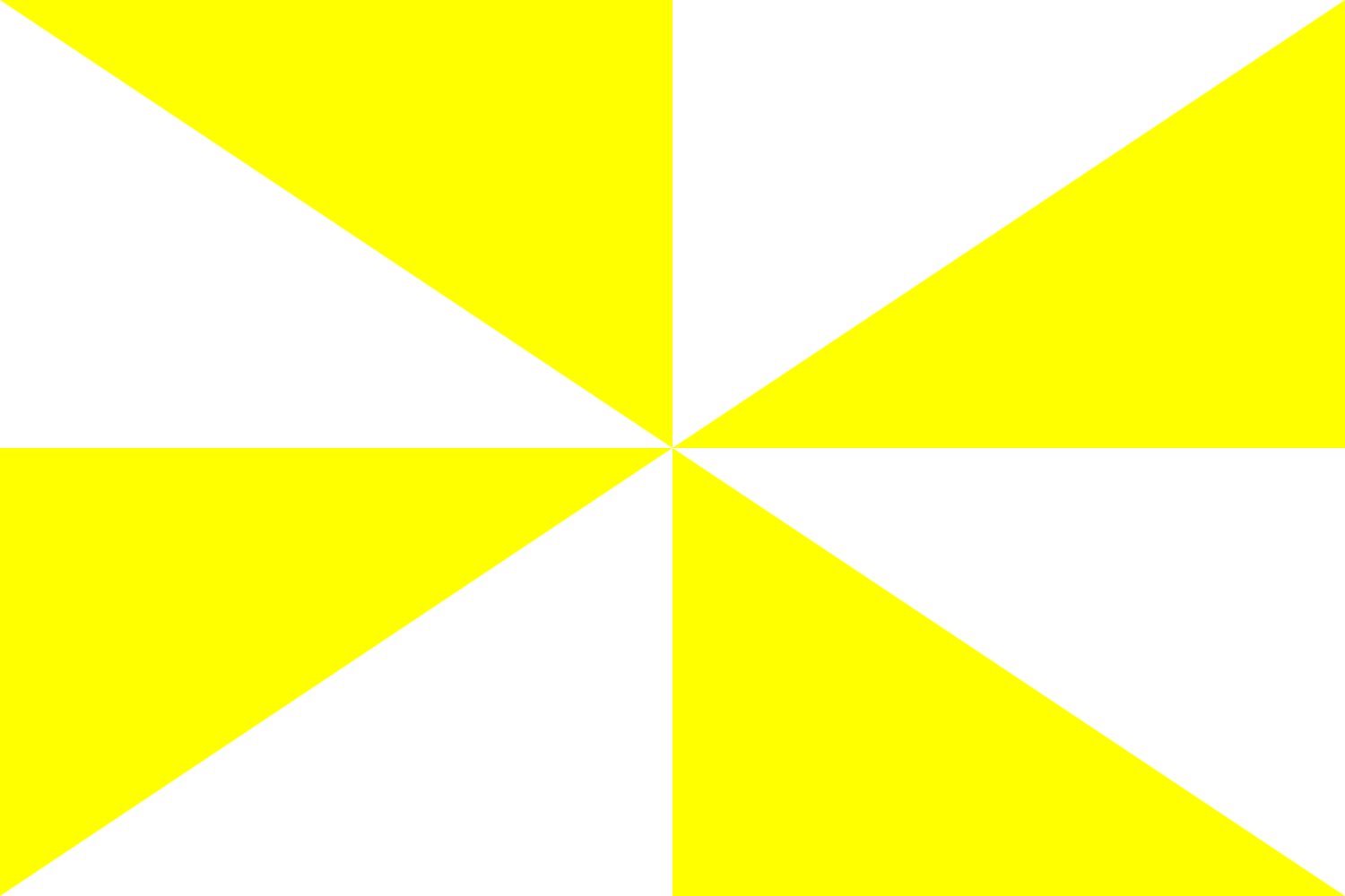 Grand drapeau diagonalGyronny8 WY pour décoration salon et événements