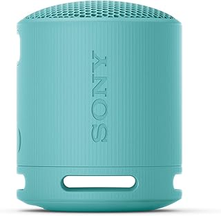 ソニー(SONY) ワイヤレススピーカー SRS-XB100:クリアな と重低音再生/防水・防塵対応 IP67/ロングバッテリー内蔵 約16時間/ハンズフリー通話対応/ステレオペア機能搭載/USB Type-C充電 ブルー SRS-XB100 LC