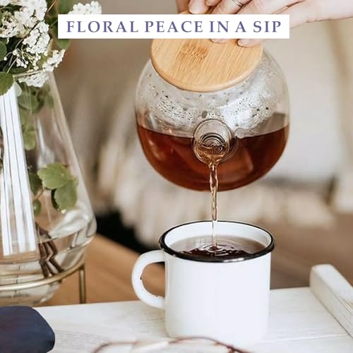 Image of CHAYAM Lavender Vanilla Tea 50g | Black Tea with Roasted Chicory, Rose Petals, Lavender and Vanilla Extract - Pack of 2