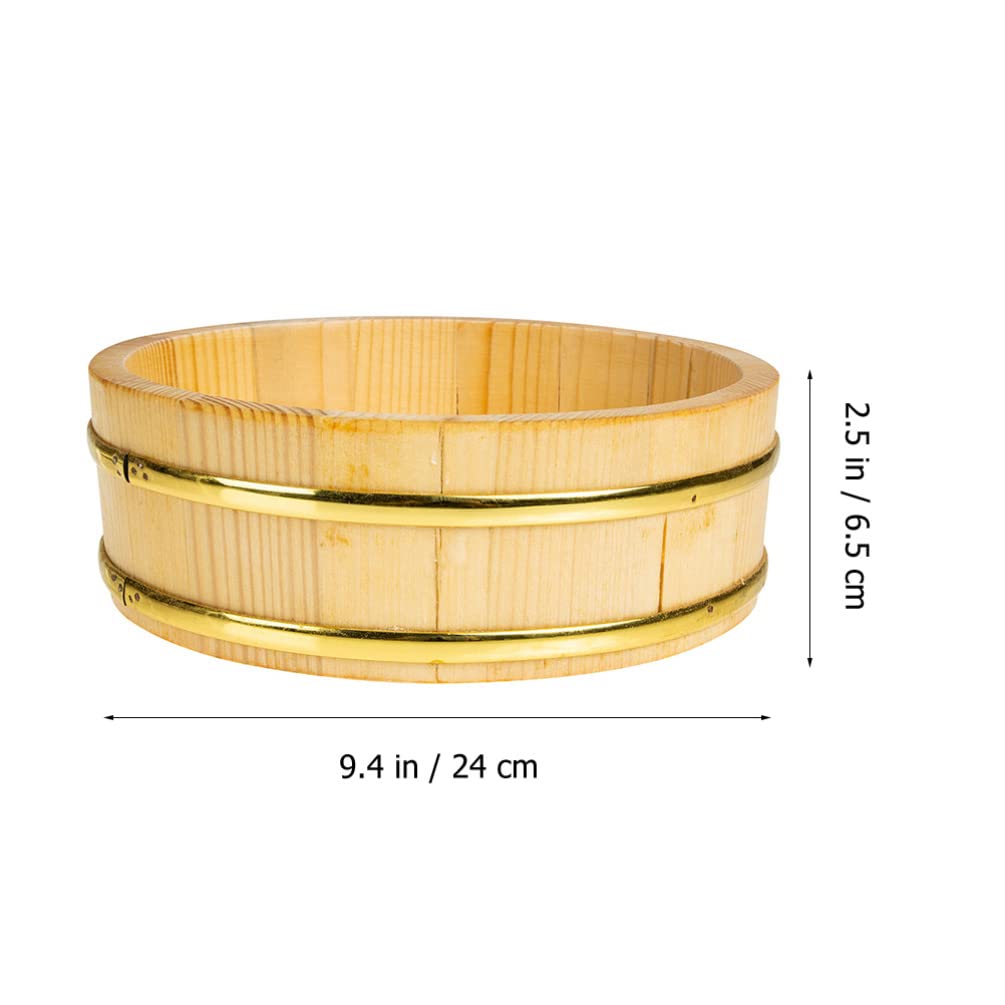 Cabilock Rice Sushi Bowl Bucket Japanese Style Sushi Rice Maker Food Serving Storage Box