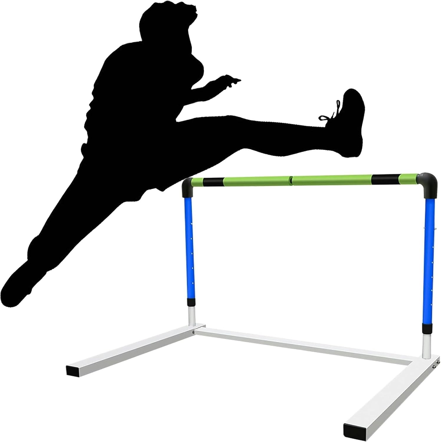 30in - 42in Height Speed Hurdles for Agility Training, Adjustable Track & Field Hurdles Pole/Jumping Training Equipment, Foam & Metal Practice Hurdles for Athletes