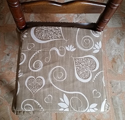 N.6 cuscini coprisedia quadrati universali