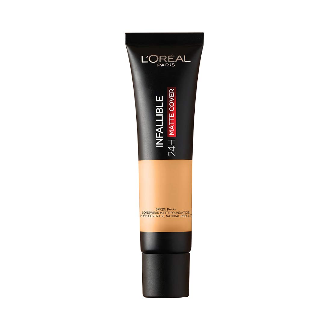 Loreal Paris Infallible 24H Matte Cover Liquid Foundation, 123 Natural Vanilla, 35 ml