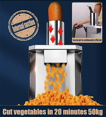 Cortadora eléctrica de verduras 250W comercial miniatura 3