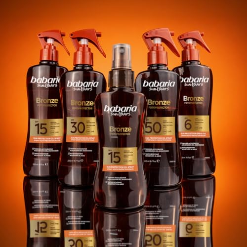 Babaria Bronze Selbstbräuner Bräunungsbeschleuniger Spray Kokos SPF 50 – Ansicht 2