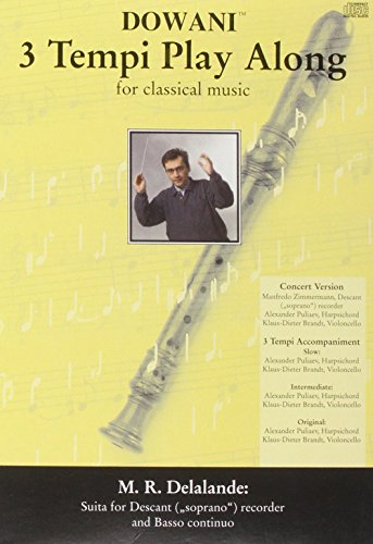 Suita for Descant Soprano Recorder & Bc (Dowani 3 Tempi Play Along for Classical Music)