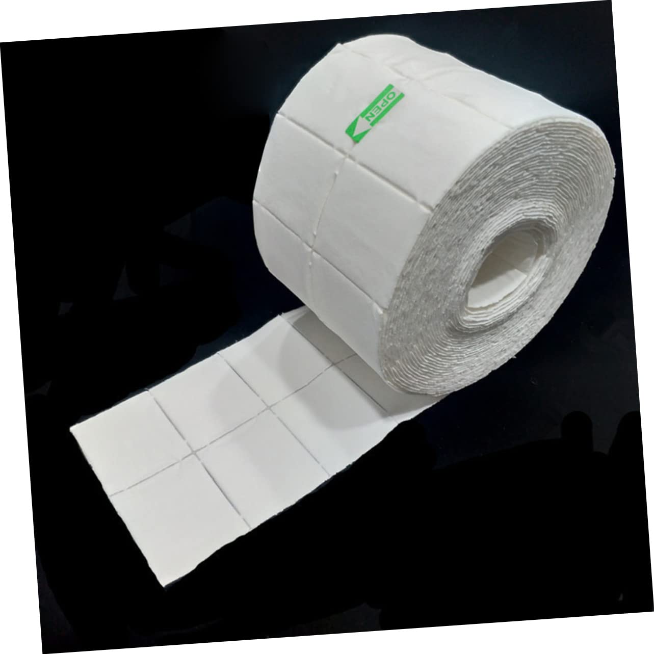 Beatifufu Nail Polish Remover Pads 500pcs Gentle Nail Gel Polish Removal Disposables for Manicure