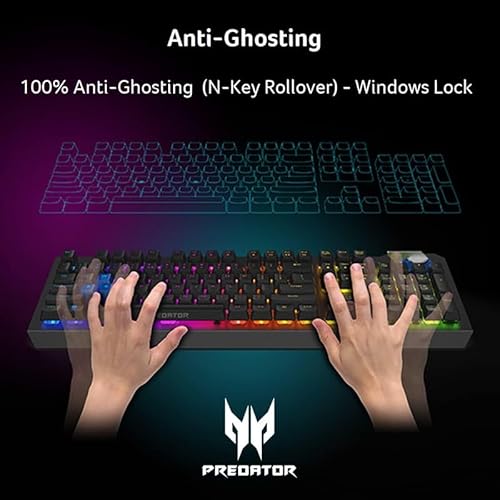 Acer Predator Aethon 700 clavier Gaming QWERTY Anglais américain Métallique Neuf - vue 10
