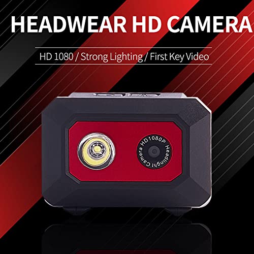 1080P Sports Camera with Night Vision, Head Mounted Actiong Camera for Outdoor Sports Traveling with SOS Emergency Lights - Image 2