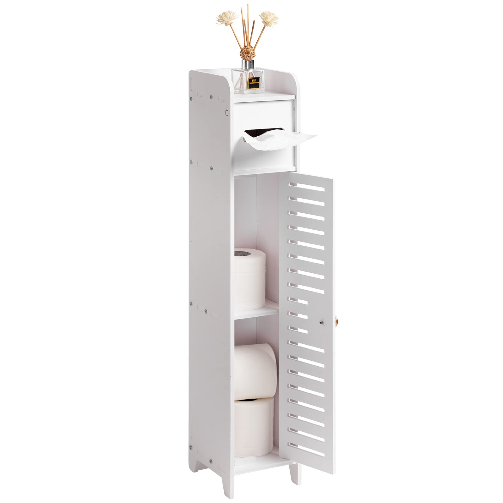 Buy ALIMORDEN Small Bathroom Paper Storage Stand for Corner and Small