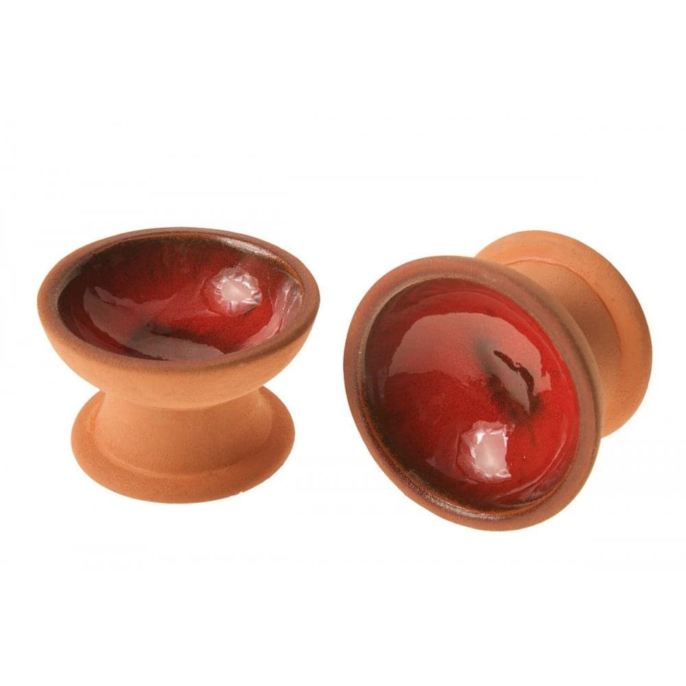 Star Child Handmade 9cm Red Fired Earth Incense Burner Censer