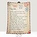 Personalized to My Wife Letter Blanket - Letters to My Love Blanket - Wish I Could Turn Back Blankets from Husband, Valentines Day Wedding Anniversary Birthday Christmas Flecee, Sherpa