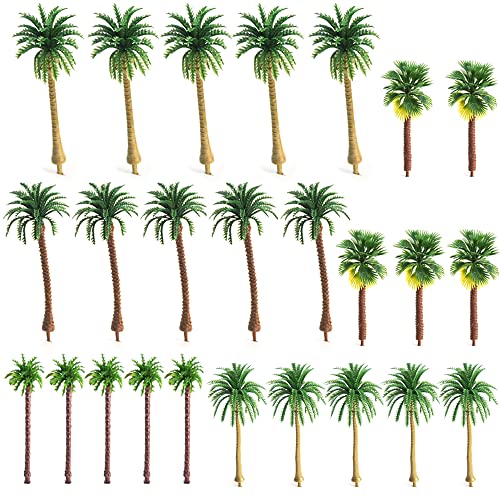 Le dimensioni di questo albero modello variano, puoi combinare e adattarti liberamente per creare un bellissimo paesaggio naturale e queste palme possono essere facilmente utilizzate dove necessario.